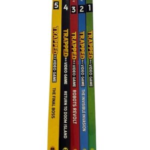 Trapped in a Video Game Series by Dustin Brady – 5 Book Set